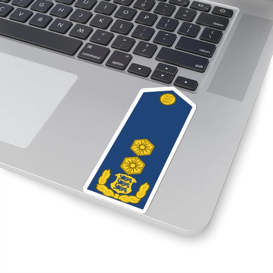 Estonia AirForce OF 7 (Estonia) (Military Rank) STICKER Vinyl Kiss-Cut Decal - The Sticker Space