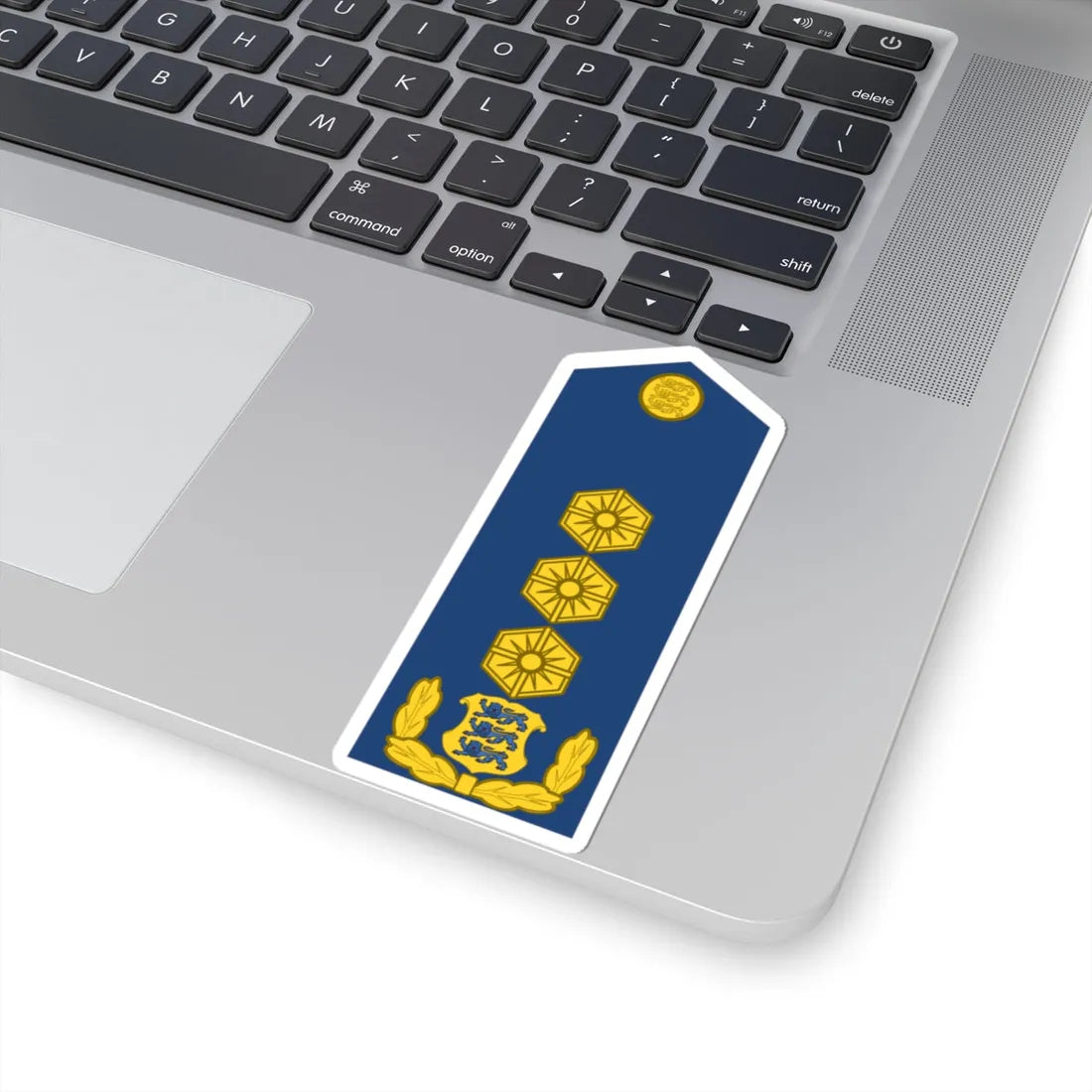 Estonia AirForce OF 8 (Estonia) (Military Rank) STICKER Vinyl Kiss-Cut Decal - The Sticker Space