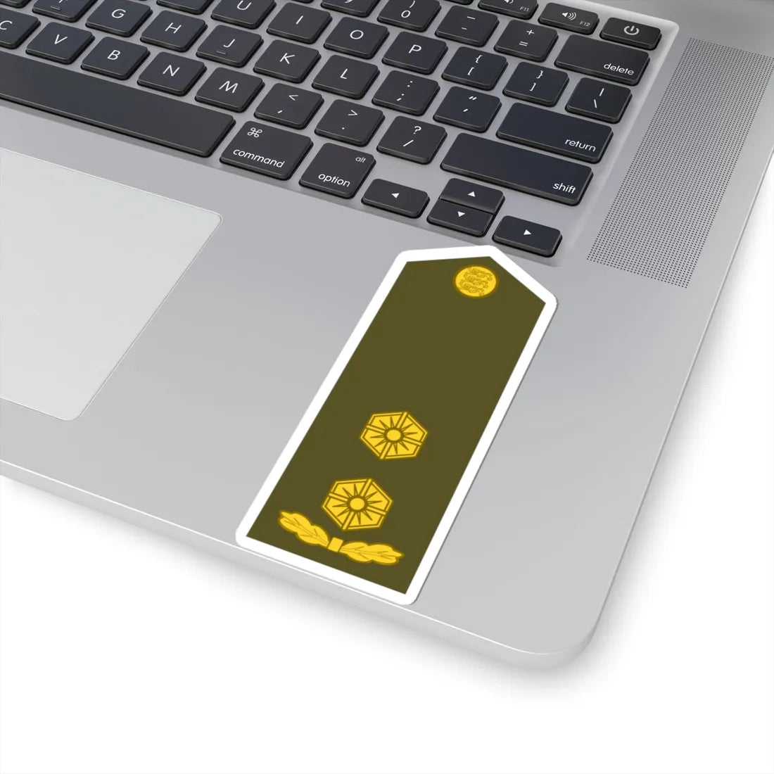 Estonia Army OF 4 (Estonia) (Military Rank) STICKER Vinyl Kiss-Cut Decal - The Sticker Space