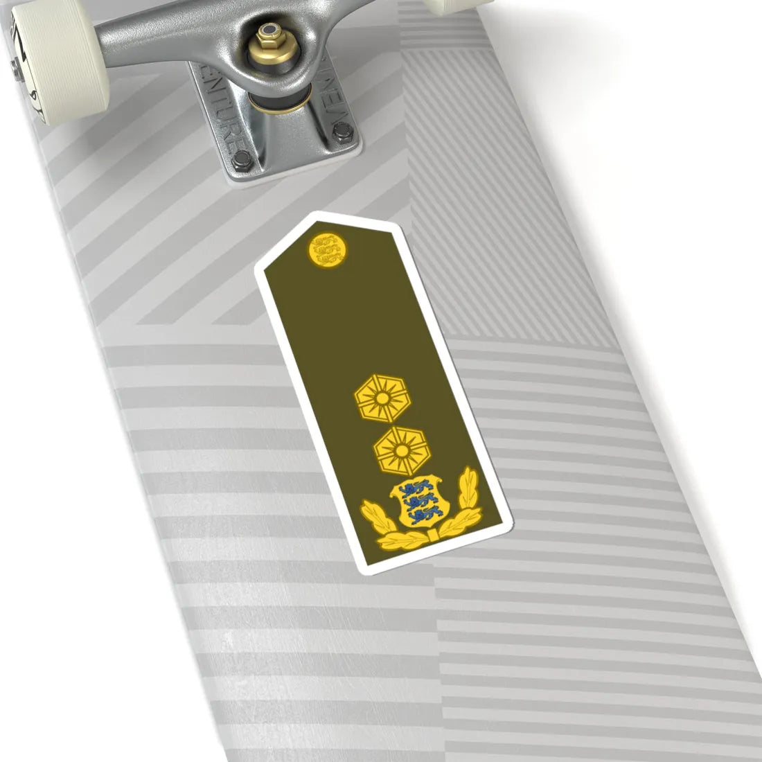 Estonia Army OF 7 (Estonia) (Military Rank) STICKER Vinyl Kiss-Cut Decal - The Sticker Space