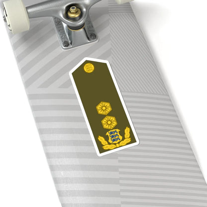 Estonia Army OF 7 (Estonia) (Military Rank) STICKER Vinyl Kiss-Cut Decal - The Sticker Space