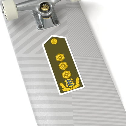 Estonia Army OF 8 (Estonia) (Military Rank) STICKER Vinyl Kiss-Cut Decal - The Sticker Space