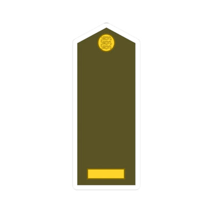 Estonia Army OR 2 (Estonia) (Military Rank) STICKER Vinyl Kiss-Cut Decal 2 Inch White - The Sticker Space