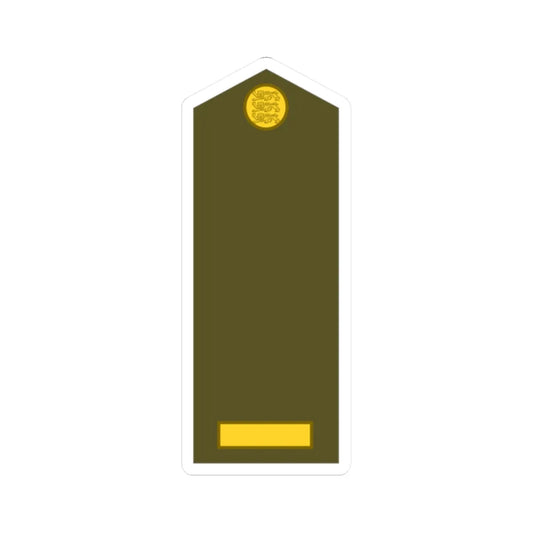 Estonia Army OR 2 (Estonia) (Military Rank) STICKER Vinyl Kiss-Cut Decal 2 Inch White - The Sticker Space