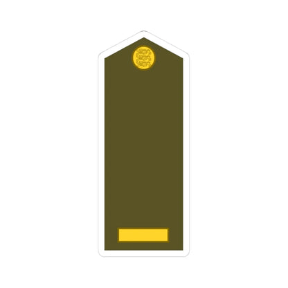 Estonia Army OR 2 (Estonia) (Military Rank) STICKER Vinyl Kiss-Cut Decal 3 Inch White - The Sticker Space