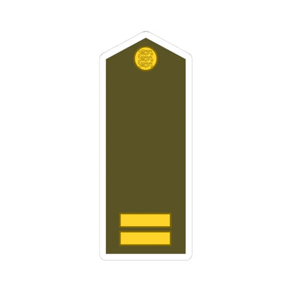 Estonia Army OR 4a (Estonia) (Military Rank) STICKER Vinyl Kiss-Cut Decal 3 Inch White - The Sticker Space