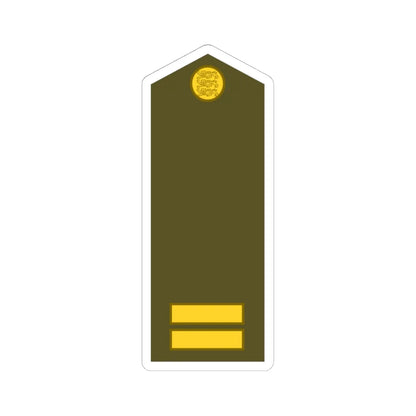 Estonia Army OR 4a (Estonia) (Military Rank) STICKER Vinyl Kiss-Cut Decal 6 Inch White - The Sticker Space