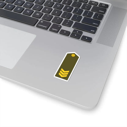 Estonia Army OR 8 (Estonia) (Military Rank) STICKER Vinyl Kiss-Cut Decal - The Sticker Space