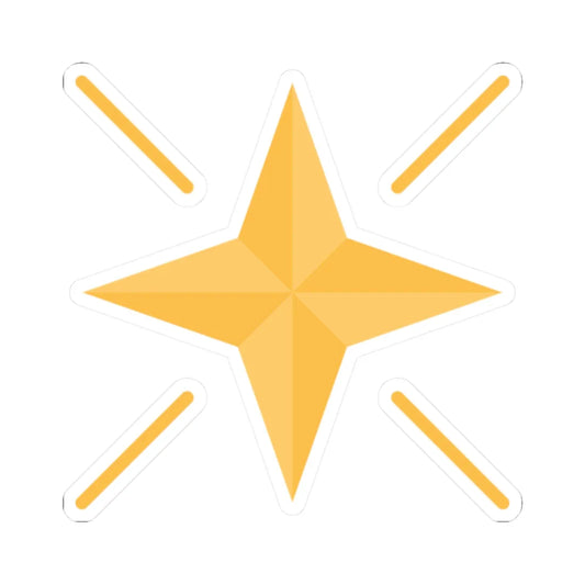 Estrella Argentina Oro (Argentina) (Coat of Arms) STICKER Vinyl Kiss-Cut Decal 2 Inch White - The Sticker Space