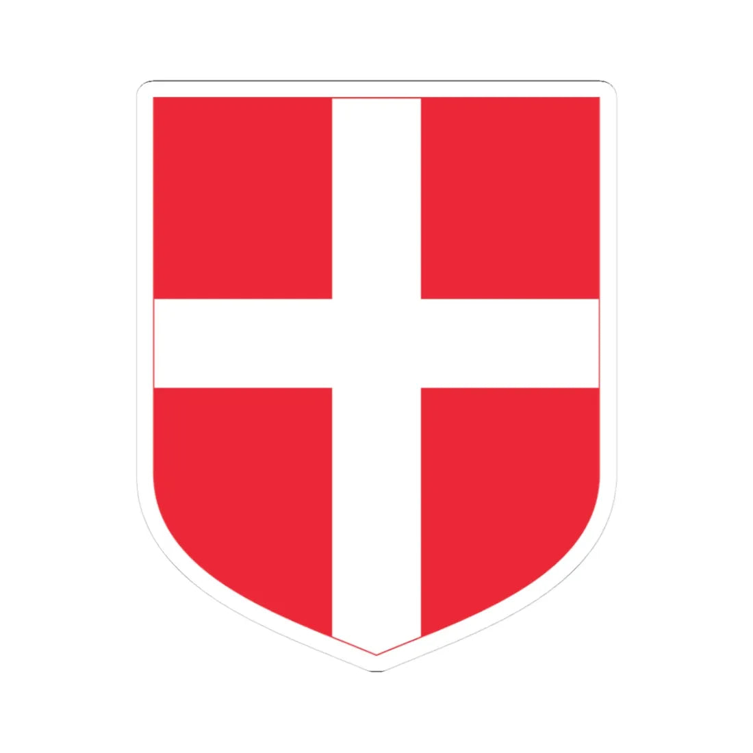 Et-Harju maakond-coa (Estonia) (Coat of Arms) STICKER Vinyl Kiss-Cut Decal 3 Inch White - The Sticker Space