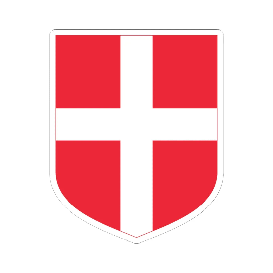 Et-Harju maakond-coa (Estonia) (Coat of Arms) STICKER Vinyl Kiss-Cut Decal 6 Inch White - The Sticker Space