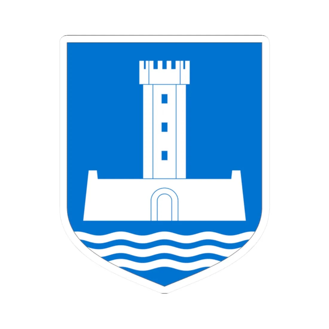 Et-Järva maakond-coa (Estonia) (Coat of Arms) STICKER Vinyl Kiss-Cut Decal 2 Inch White - The Sticker Space