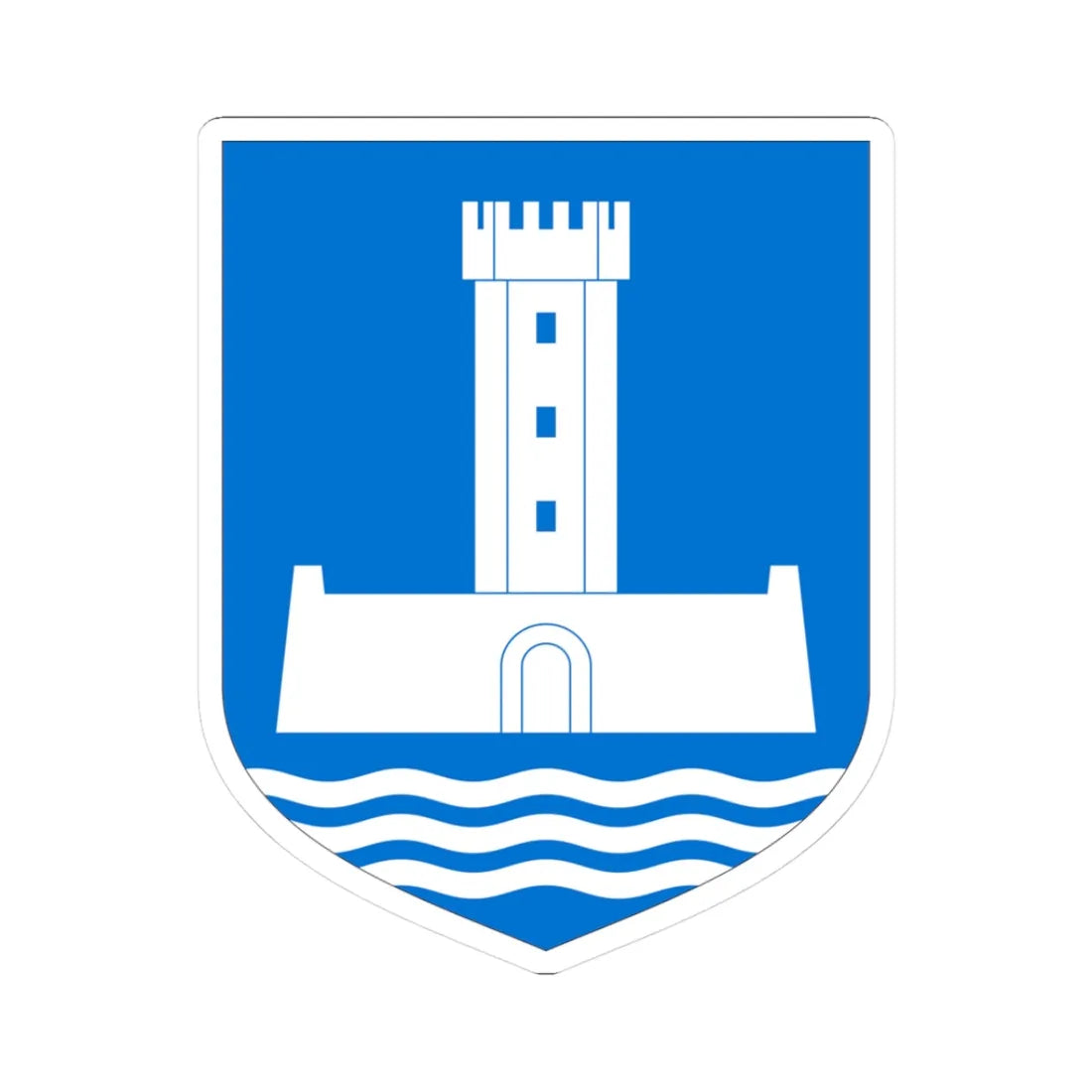 Et-Järva maakond-coa (Estonia) (Coat of Arms) STICKER Vinyl Kiss-Cut Decal 3 Inch White - The Sticker Space