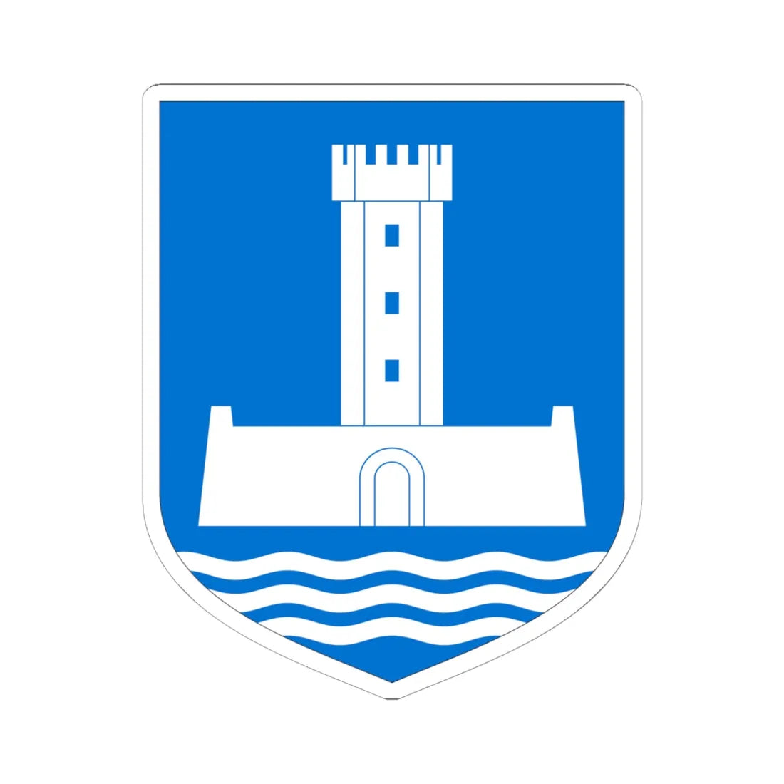 Et-Järva maakond-coa (Estonia) (Coat of Arms) STICKER Vinyl Kiss-Cut Decal 6 Inch White - The Sticker Space