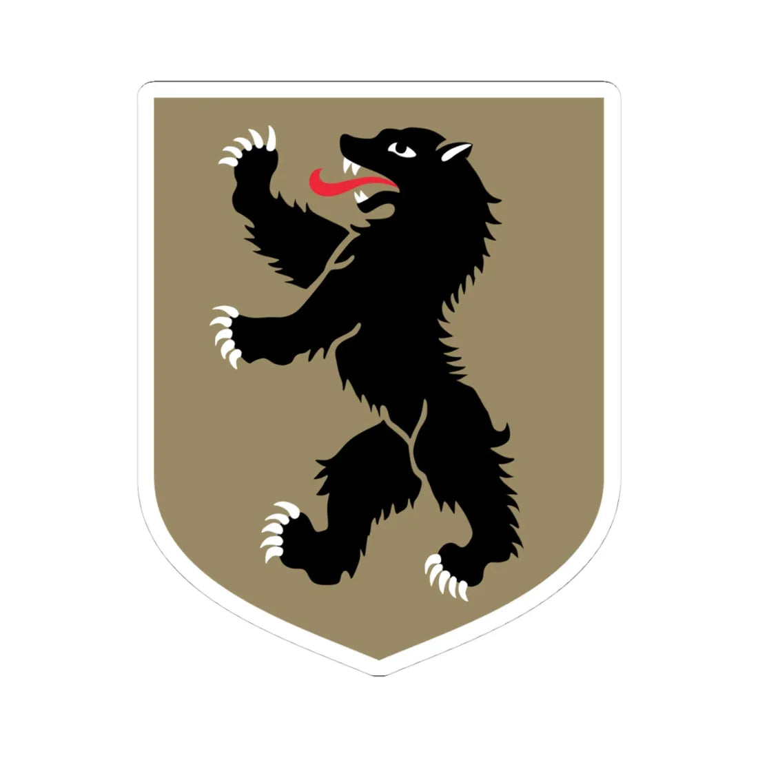 Et-Pärnu maakond-coa (Estonia) (Coat of Arms) STICKER Vinyl Kiss-Cut Decal 4 Inch White - The Sticker Space