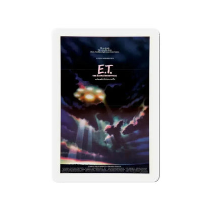E.T. THE EXTRA TERRESTRIAL 1982 Movie Poster - Refrigerator Magnet 3 Inch - The Sticker Space