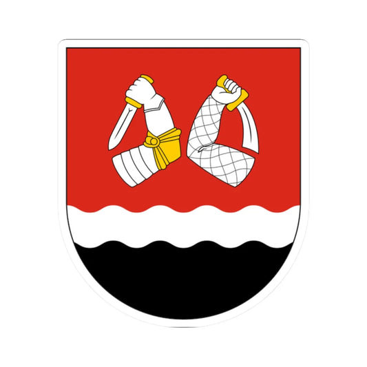 Etelä-Karjala.vaakuna (Finland) (Coat of Arms) STICKER Vinyl Kiss-Cut Decal 2 Inch White - The Sticker Space