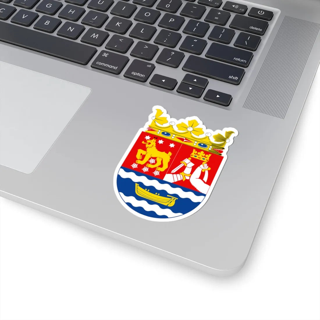 Etelä-Suomen läänin vaakuna (Finland) (Coat of Arms) STICKER Vinyl Kiss-Cut Decal - The Sticker Space