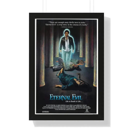 ETERNAL EVIL 1985 - Framed Movie Poster 16″ x 24″ Black - The Sticker Space