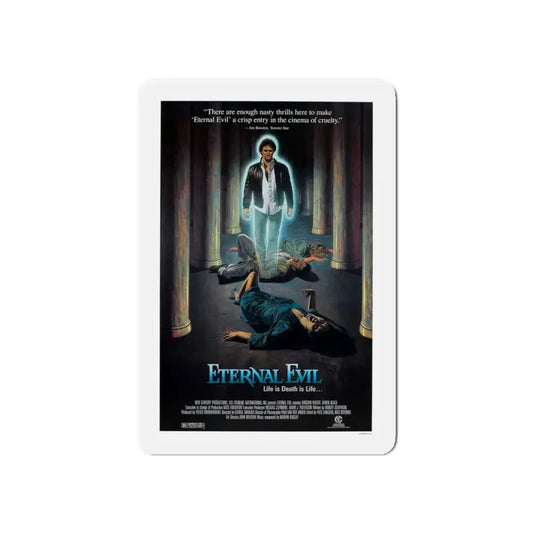 ETERNAL EVIL 1985 Movie Poster - Refrigerator Magnet 6 Inch - The Sticker Space