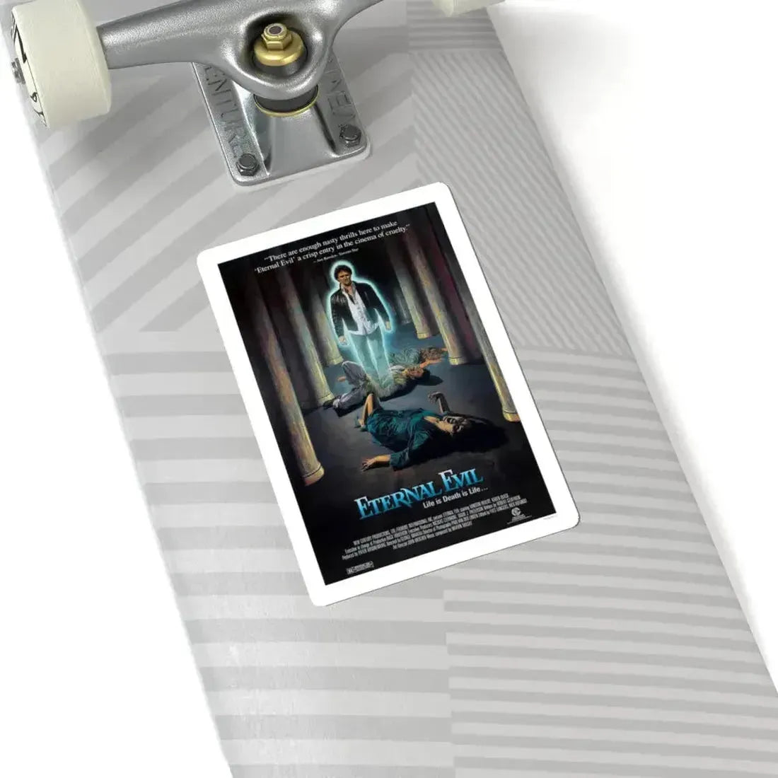 ETERNAL EVIL 1985 Movie Poster - STICKER Vinyl Kiss-Cut Decal - The Sticker Space