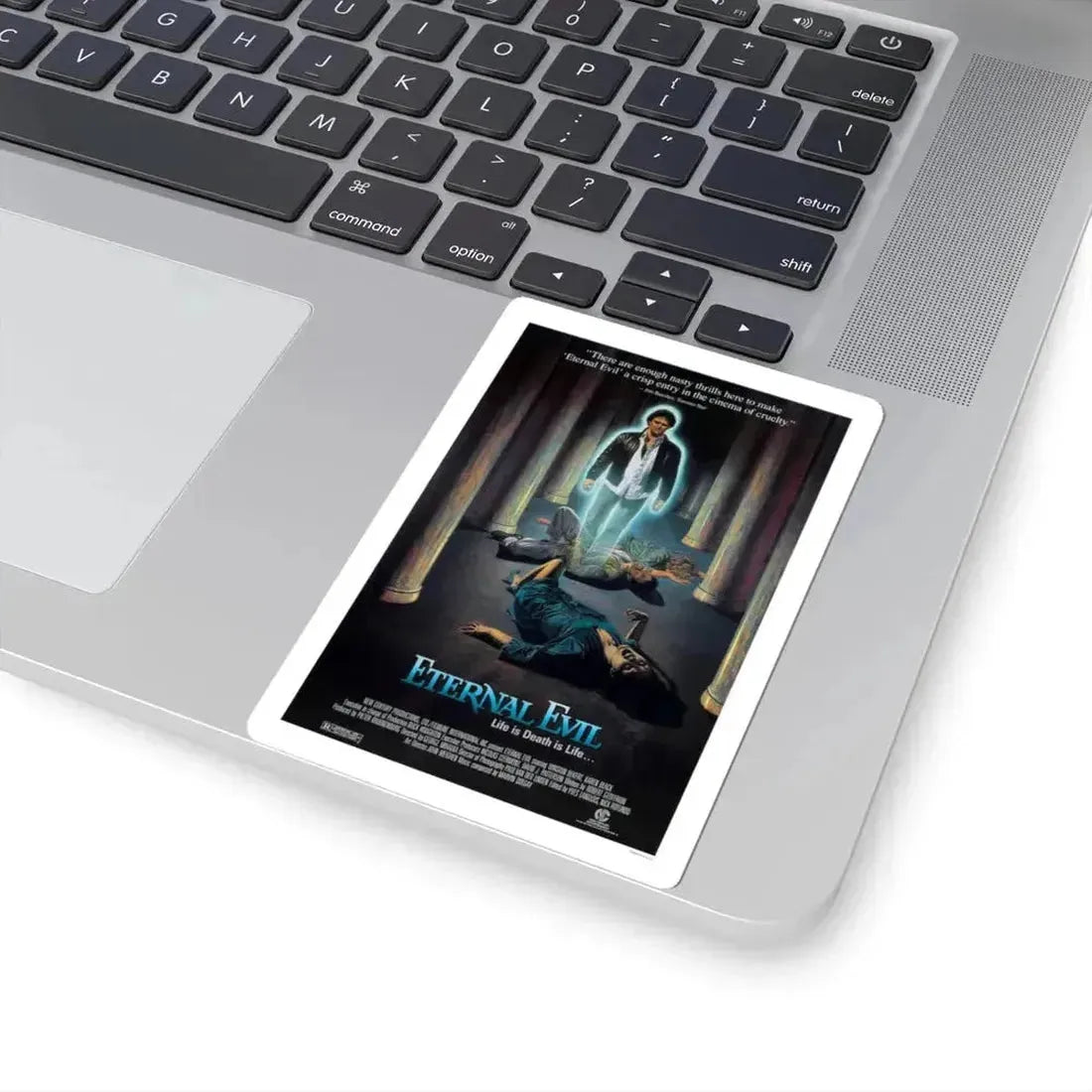 ETERNAL EVIL 1985 Movie Poster - STICKER Vinyl Kiss-Cut Decal - The Sticker Space