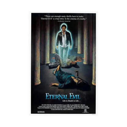 ETERNAL EVIL 1985 - Paper Movie Poster - The Sticker Space