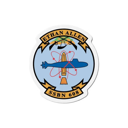 Ethan Allen SSBN 608 (U.S. Navy) Refrigerator Magnet - The Sticker Space