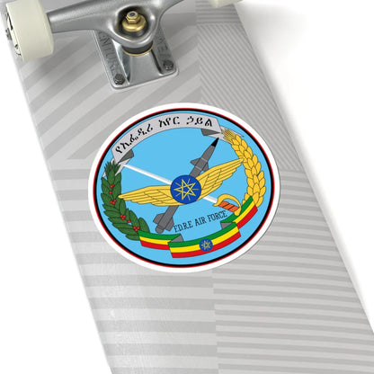 Ethiopian Air Force emblem (Ethiopia) (Coat of Arms) STICKER Vinyl Kiss-Cut Decal - The Sticker Space