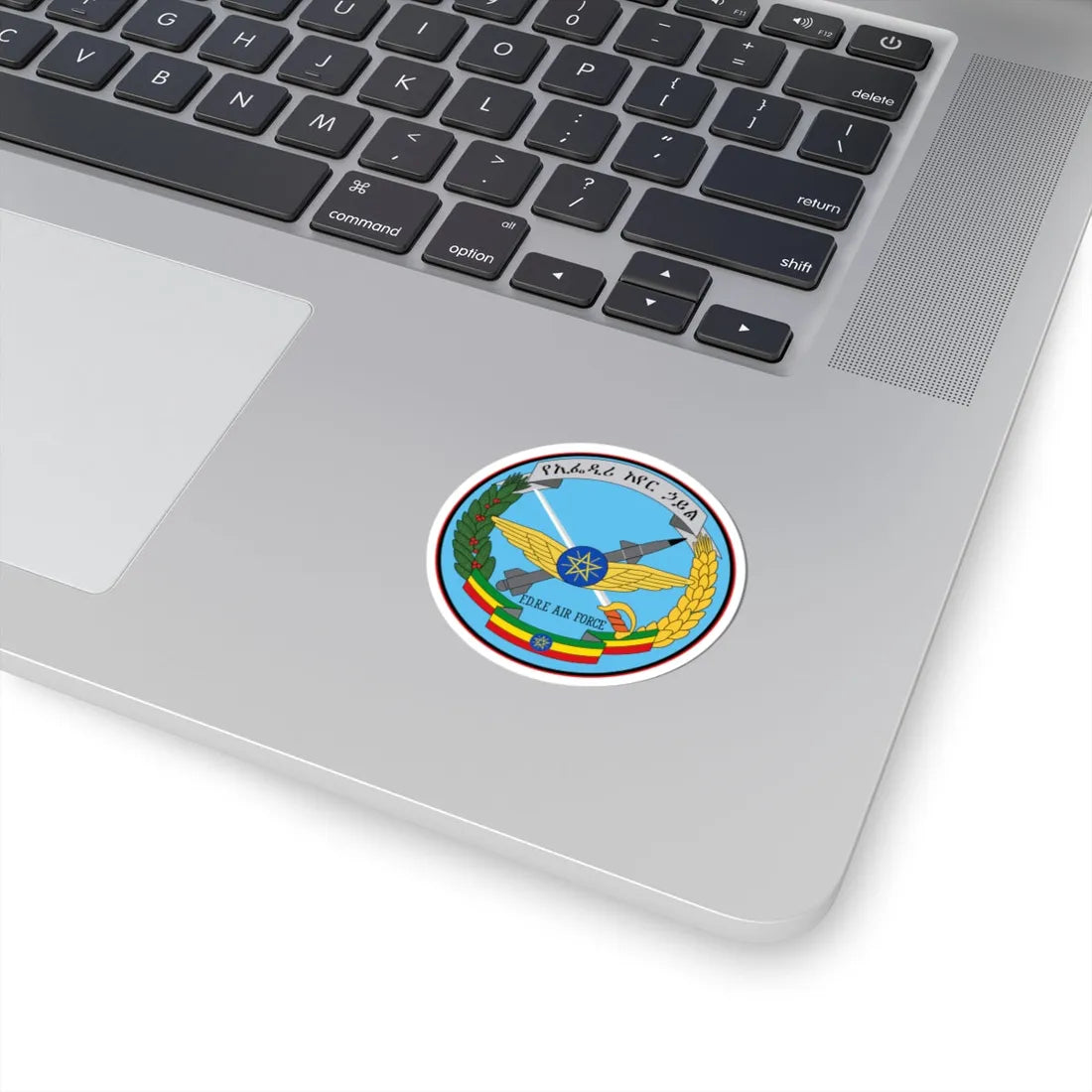 Ethiopian Air Force emblem (Ethiopia) (Coat of Arms) STICKER Vinyl Kiss-Cut Decal - The Sticker Space