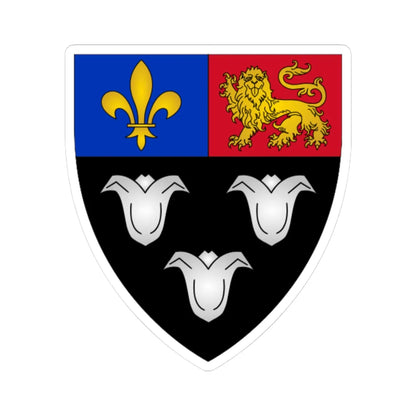 Etoncollegearms (England) (Coat of Arms) STICKER Vinyl Kiss-Cut Decal 3 Inch White - The Sticker Space