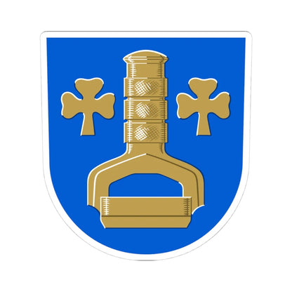 Äetsä.vaakuna (Finland) (Coat of Arms) STICKER Vinyl Kiss-Cut Decal 4 Inch White - The Sticker Space