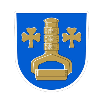 Äetsä.vaakuna (Finland) (Coat of Arms) STICKER Vinyl Kiss-Cut Decal 6 Inch White - The Sticker Space