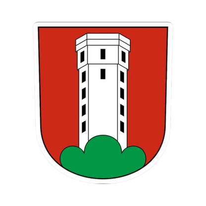 Etziken-blazon (Switzerland) (Coat of Arms) STICKER Vinyl Kiss-Cut Decal 2 Inch White - The Sticker Space