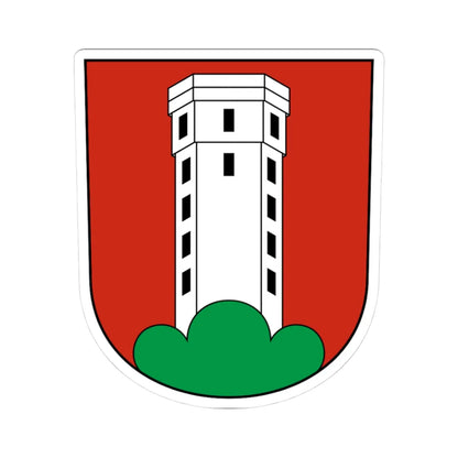 Etziken-blazon (Switzerland) (Coat of Arms) STICKER Vinyl Kiss-Cut Decal 3 Inch White - The Sticker Space