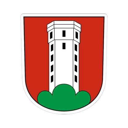 Etziken-blazon (Switzerland) (Coat of Arms) STICKER Vinyl Kiss-Cut Decal 6 Inch White - The Sticker Space