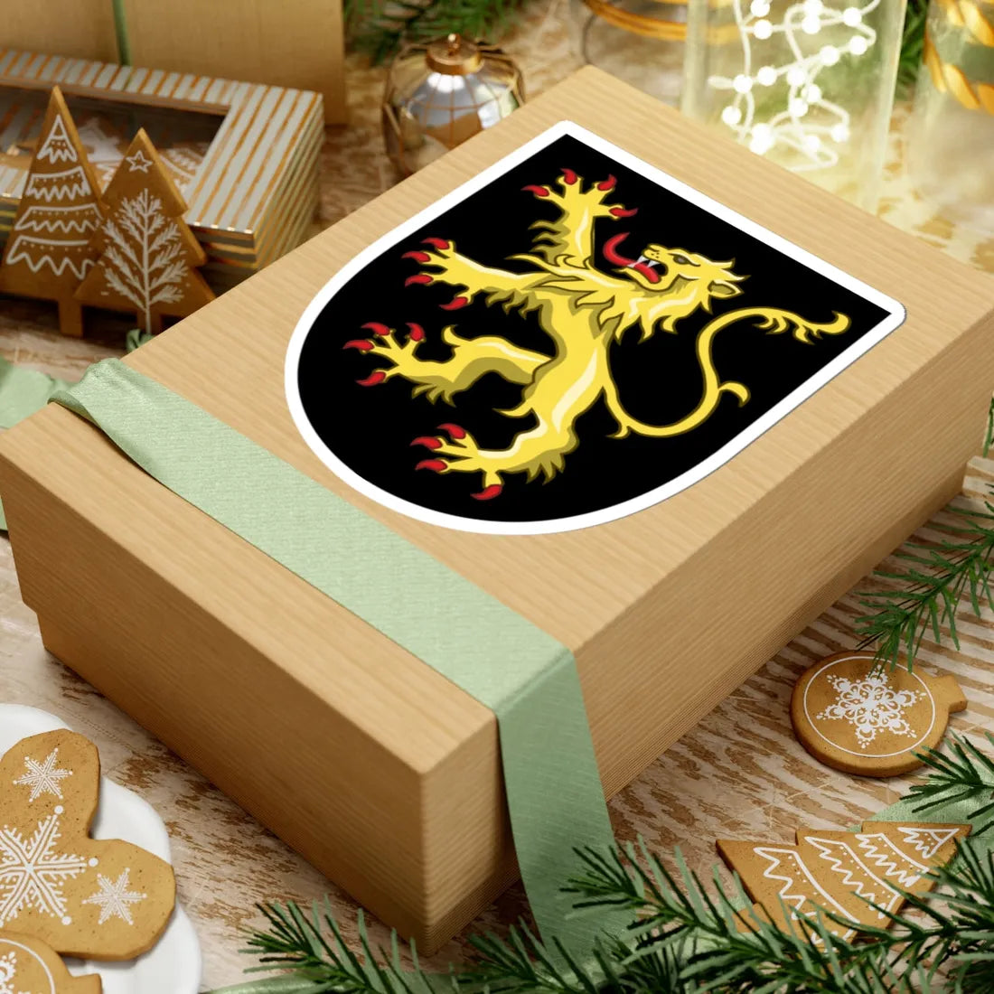 EU Member States CoA Series- Belgium (Belgium) (Coat of Arms) STICKER Vinyl Kiss-Cut Decal - The Sticker Space