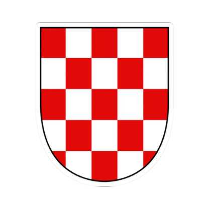 EU Member States CoA Series- Croatia (Croatia) (Coat of Arms) STICKER Vinyl Kiss-Cut Decal - The Sticker Space
