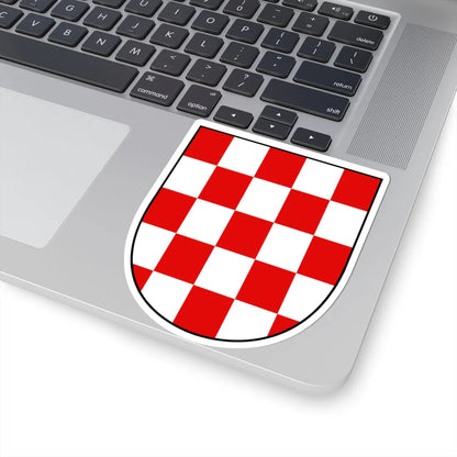 EU Member States CoA Series- Croatia (Croatia) (Coat of Arms) STICKER Vinyl Kiss-Cut Decal - The Sticker Space
