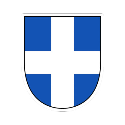 EU Member States CoA Series- Greece (Greece) (Coat of Arms) STICKER Vinyl Kiss-Cut Decal 2 Inch White - The Sticker Space