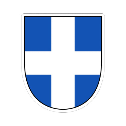 EU Member States CoA Series- Greece (Greece) (Coat of Arms) STICKER Vinyl Kiss-Cut Decal 6 Inch White - The Sticker Space