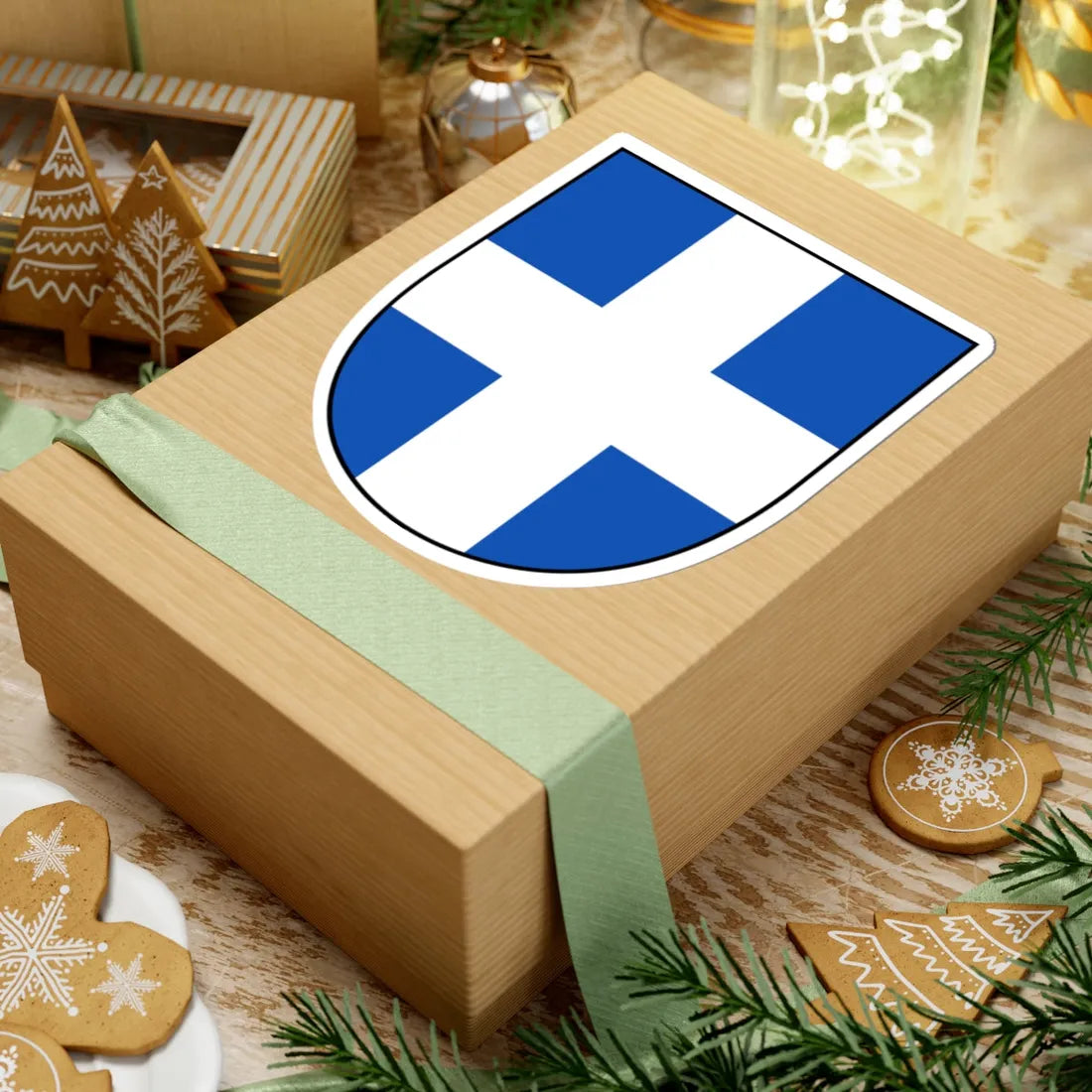 EU Member States CoA Series- Greece (Greece) (Coat of Arms) STICKER Vinyl Kiss-Cut Decal - The Sticker Space