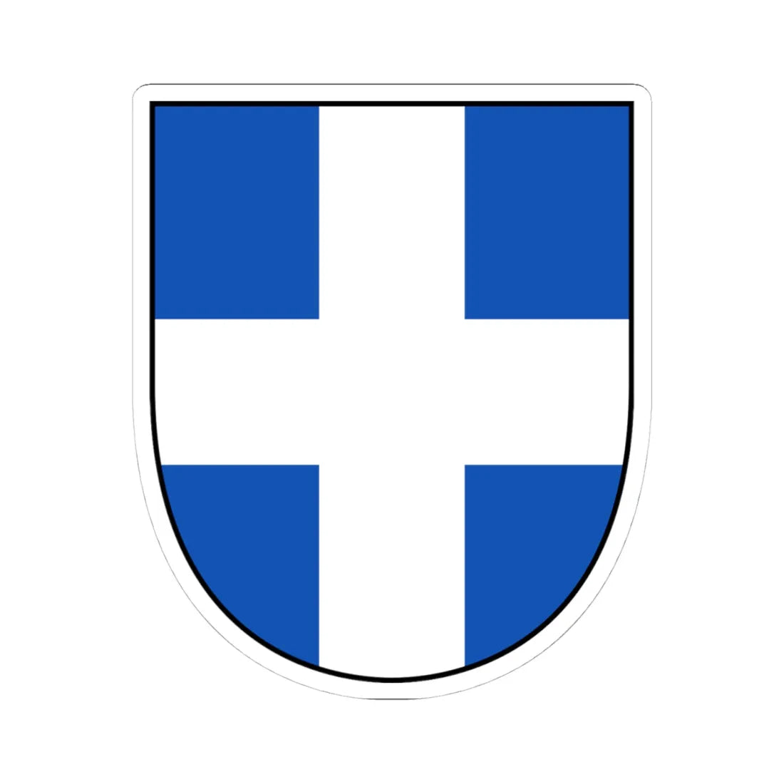 EU Member States CoA Series- Greece (Greece) (Coat of Arms) STICKER Vinyl Kiss-Cut Decal - The Sticker Space