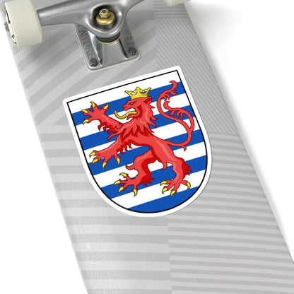 EU Member States CoA Series- Luxembourg (Luxembourg) (Coat of Arms) STICKER Vinyl Kiss-Cut Decal - The Sticker Space