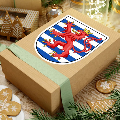 EU Member States CoA Series- Luxembourg (Luxembourg) (Coat of Arms) STICKER Vinyl Kiss-Cut Decal - The Sticker Space