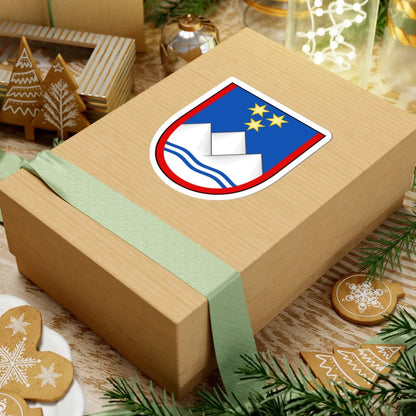 EU Member States CoA Series- Slovenia (Slovenia) (Coat of Arms) STICKER Vinyl Kiss-Cut Decal - The Sticker Space