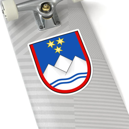 EU Member States CoA Series- Slovenia (Slovenia) (Coat of Arms) STICKER Vinyl Kiss-Cut Decal - The Sticker Space