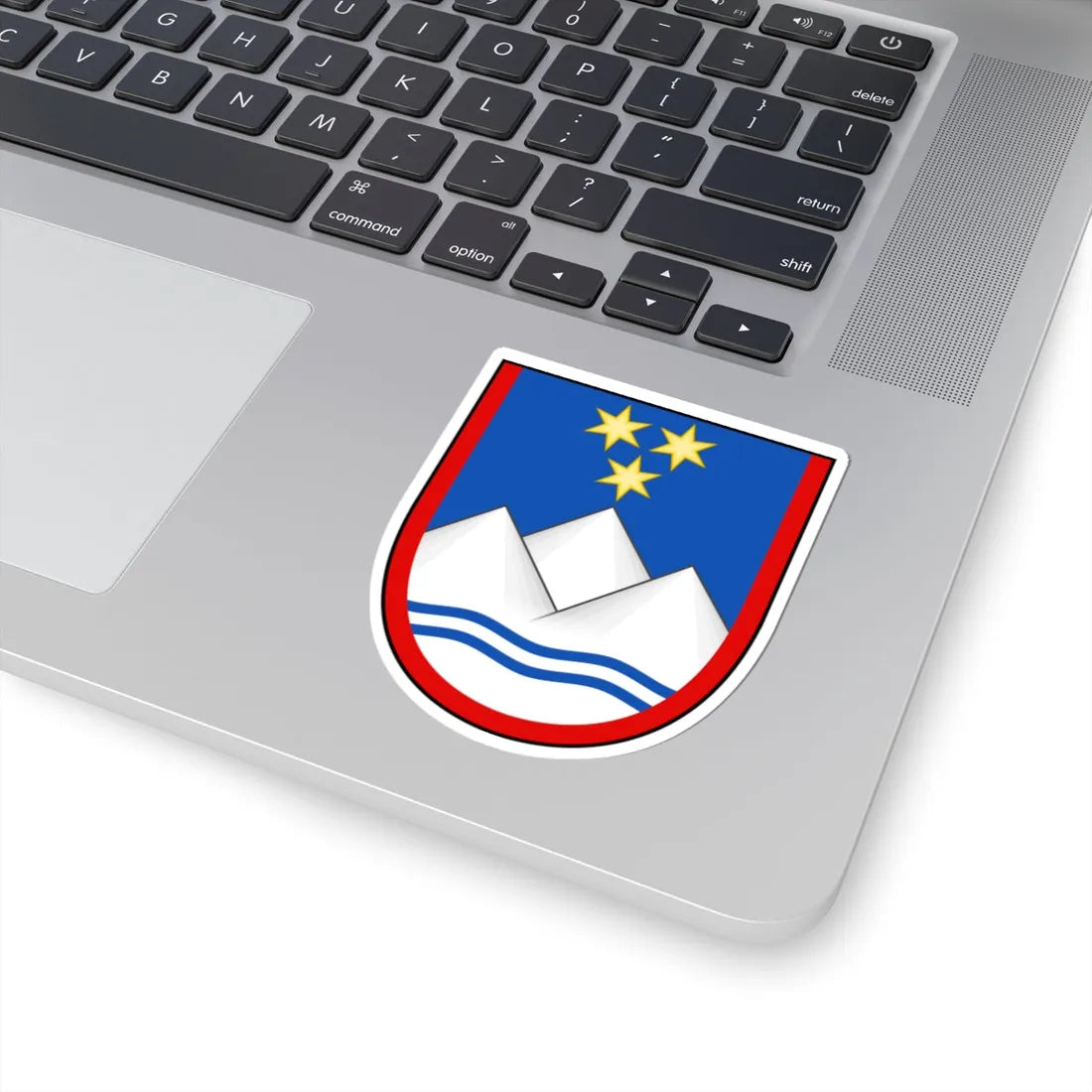 EU Member States CoA Series- Slovenia (Slovenia) (Coat of Arms) STICKER Vinyl Kiss-Cut Decal - The Sticker Space