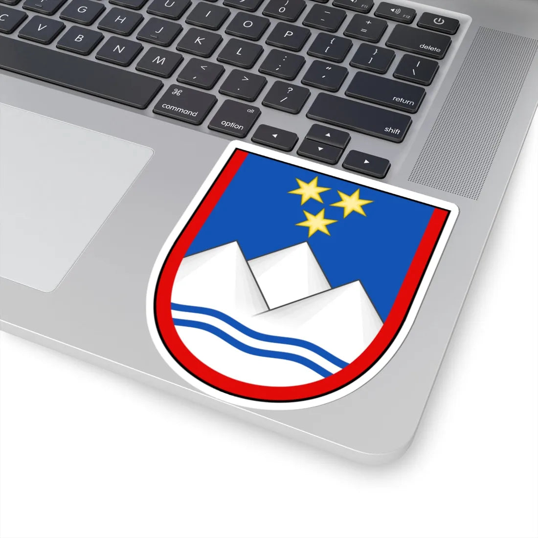 EU Member States CoA Series- Slovenia (Slovenia) (Coat of Arms) STICKER Vinyl Kiss-Cut Decal - The Sticker Space