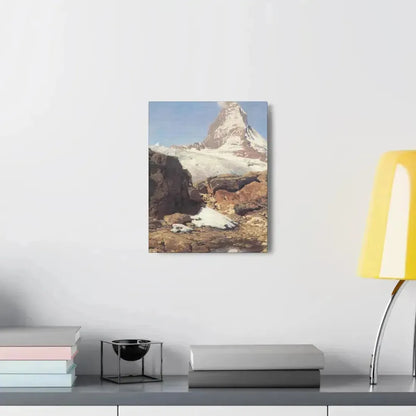 Eugen Bracht (1842-1921) Das Matterhorn 1890 - Canvas Wall Art - The Sticker Space